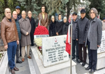 Kıymetli Kardeşimiz, Şehidimiz Mustafa Reşit BEYİT\\\'in Anma Töreni yapıldı.