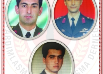 Kıymetli Şehit Kardeşlerimiz; Şehit J. Yzb. Veysel GÖKÇEOĞLU (Kırıkhan), Şehit Kr.Plt.Kur.Yb. Miktat ŞAMDANCI (Malatya) ve Şehit P.Ütğm. Fikret ÇETE’yi (Elazığ Serince Köyü) nin anma törenleri yapıldı.