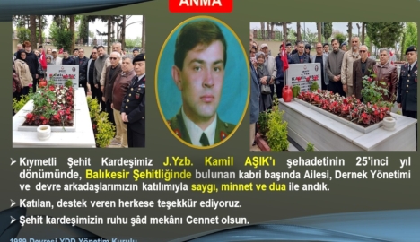 Kıymetli Şehit Kardeşimiz P.Tğm. Ekin Cenk BAYRAMOĞLU\\\\\\\\\\\\\\\\\\\\\\\\\\\\\\\'nun Anma Töreni Yapıldı.