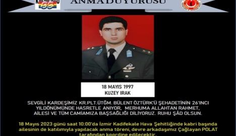 Şehit Kardeşimiz Bülent ÖZTÜRK'ün Anma Töreni 